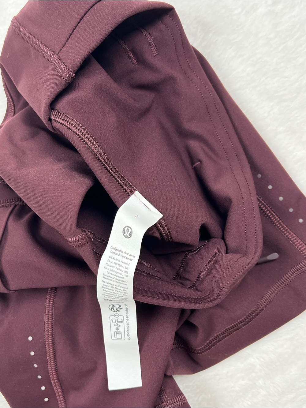 Lululemon Swift Speed High-Rise 6” Shorts Goodnight Plum Size 2 Running - Picture 3 of 5